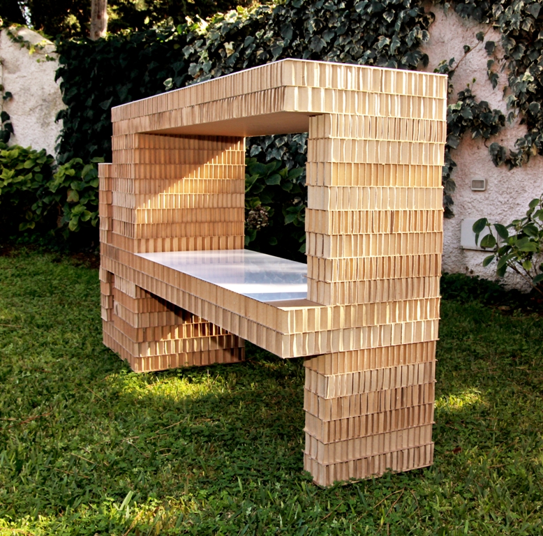 modulo A mobile in cartone alveolare